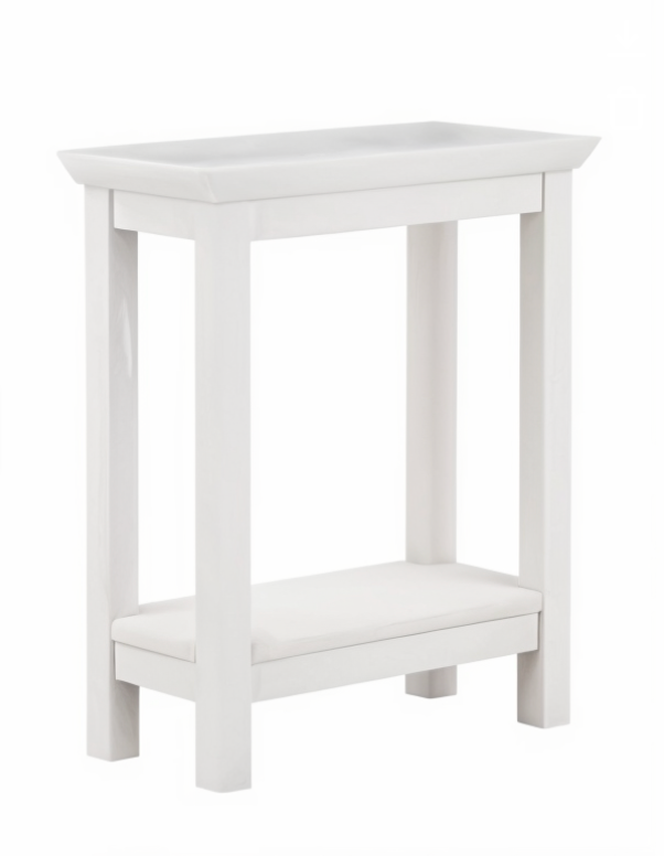 COTE WHITE SIDE TABLE 590x480x250mm