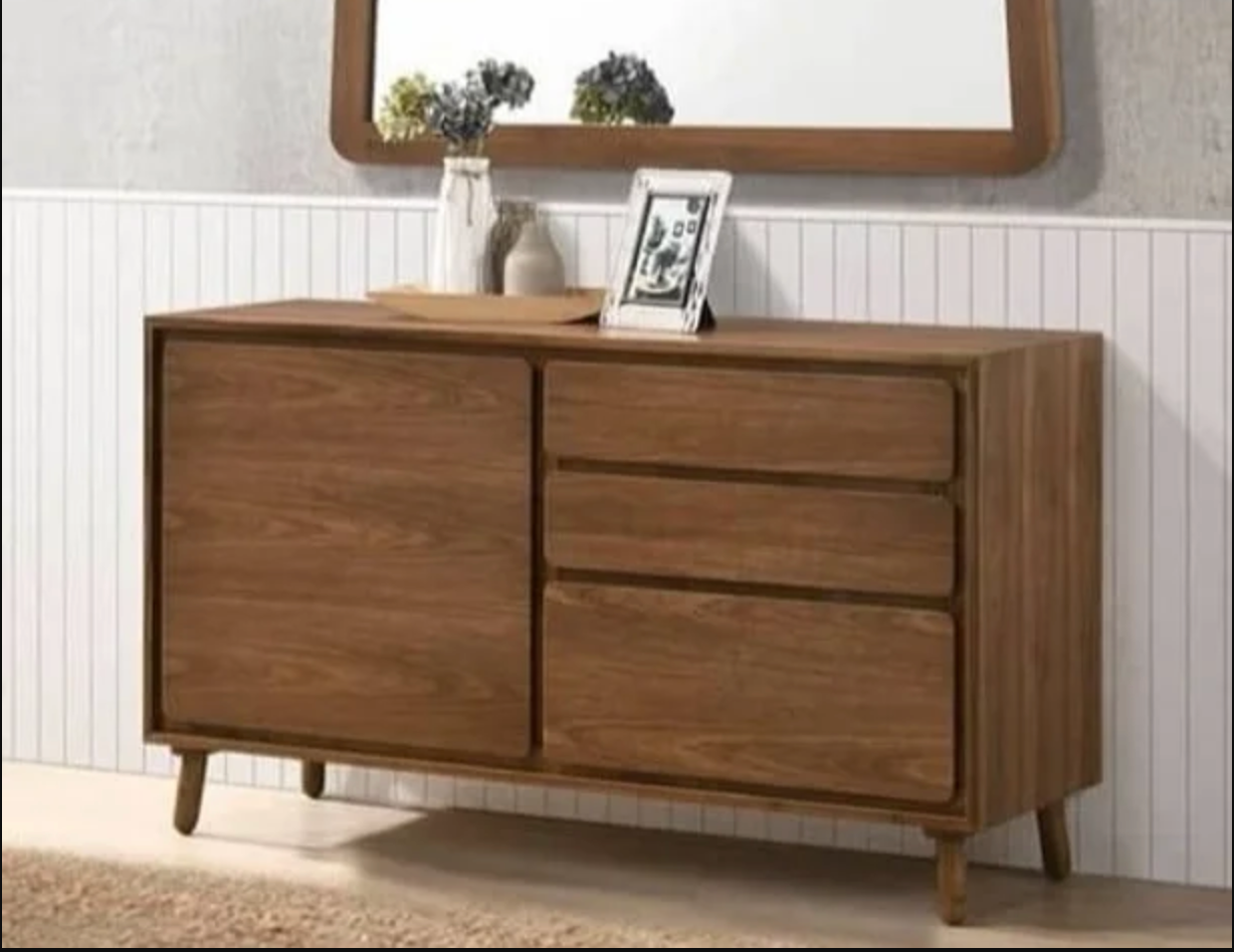 Midcentury Walnut Sideboard, 150x45x85cm