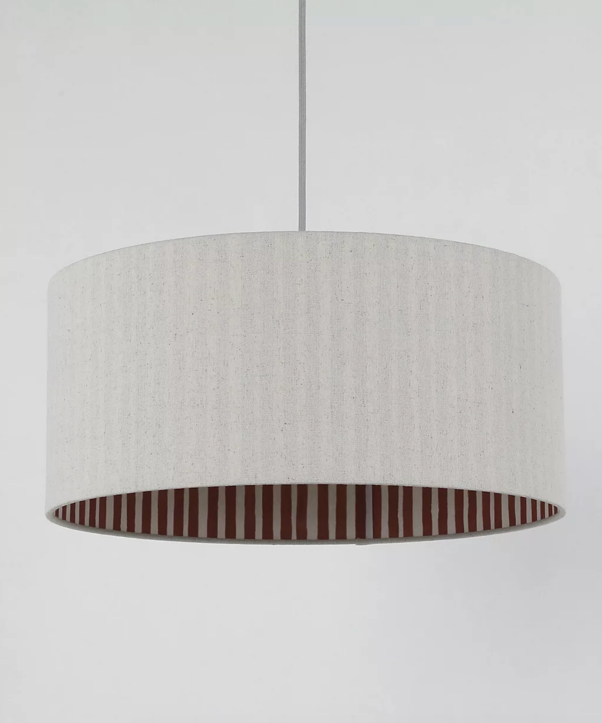Watercolour Stripe Drum Lamp Shade