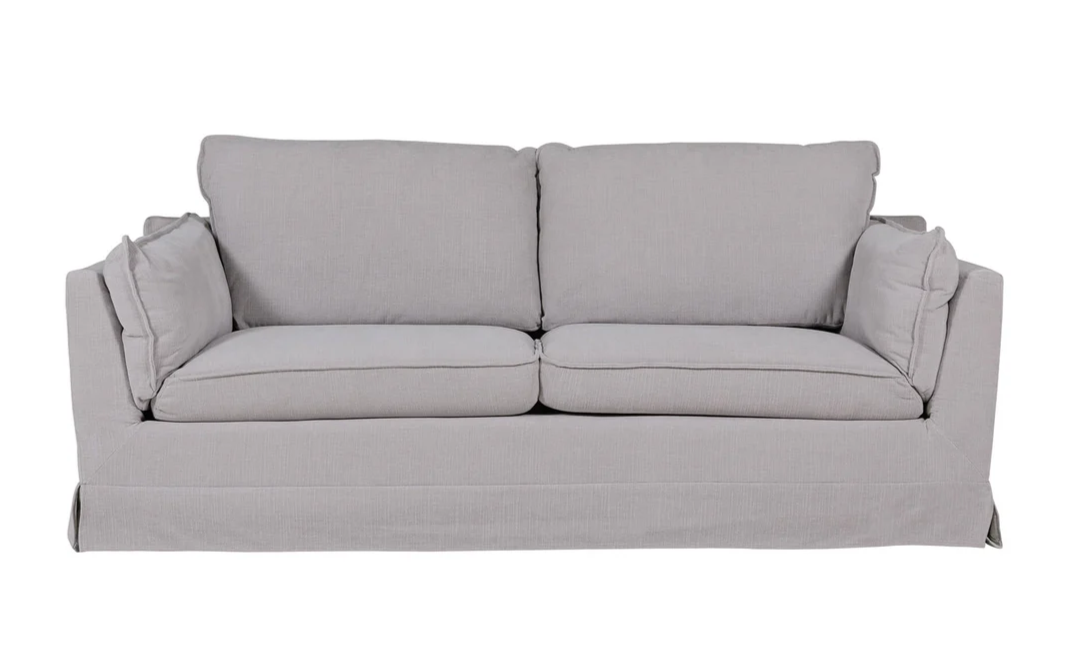 Ali 3 Seater in Beige, 93x220x92cm