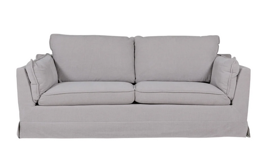 Ali 3 Seater in Beige, 93x220x92cm