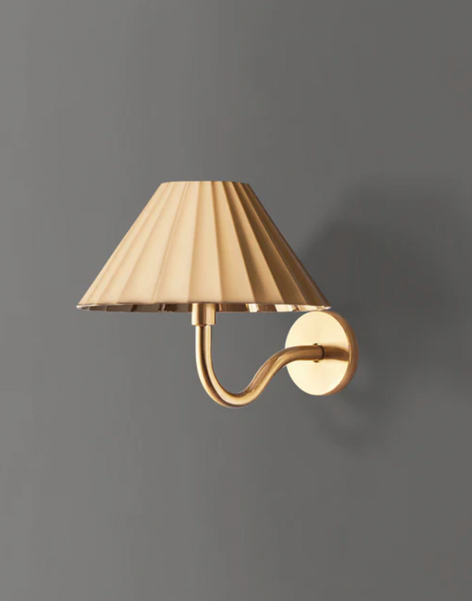 Twinky Rechargeable Wall Light in Antique Brass