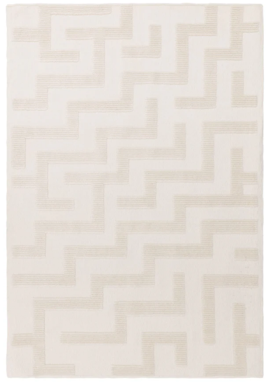 Freja Cove Ivory Rug, 160x230cm