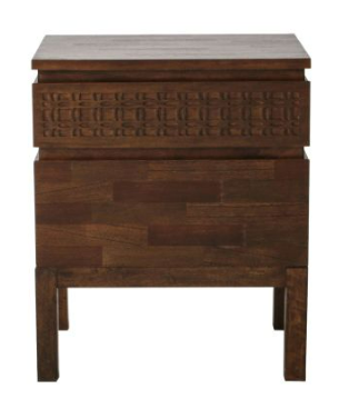 Boho Bedside 2 Drawer Chest (w)500mm x (d)400mm x (h)600mm