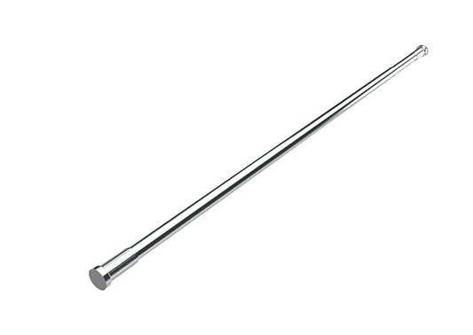 Croydex Tube Shower Rail Aluminium Chrome 1400-2600mm