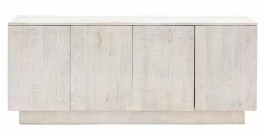 Iowa 4 Door Sideboard Whitewash, 170x45x70cm