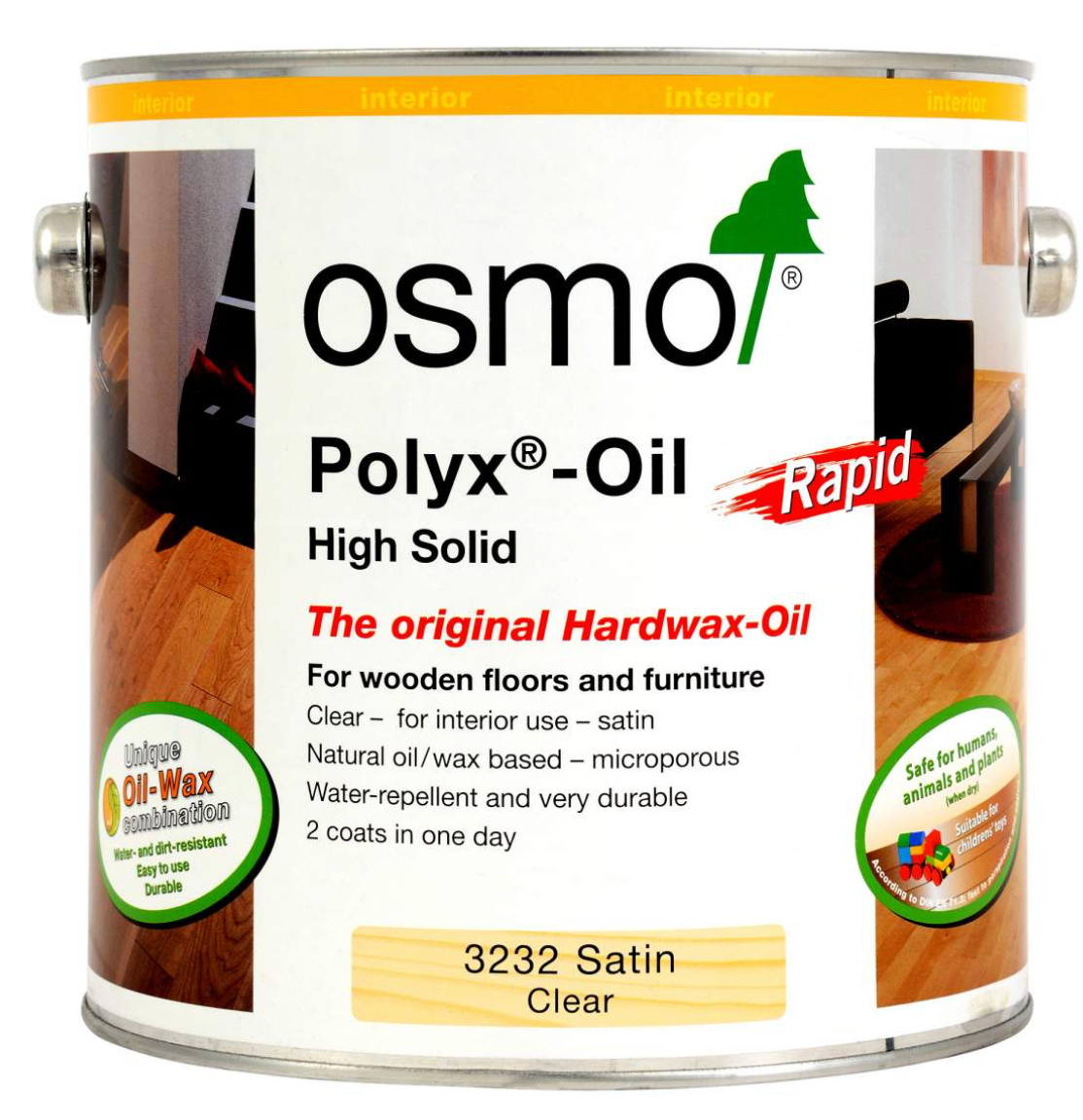 Osmo Polyx-Oil Rapid Satin Matt 3232 Clear