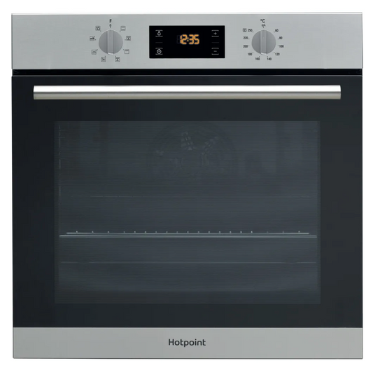 Hotpoint Class 2 MultiFlow Built-In Electric Single Oven - Stainless Steel - Hydrolytic - A Rated - SA2 540 H IX