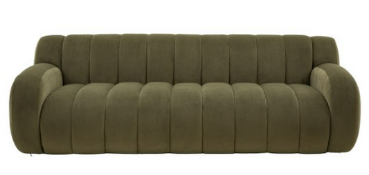 Coste Sofa, Moss Green (w)2230mm x (d)1120mm x (h)740mm