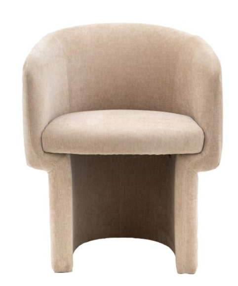 Holm Dining Chair, Cream (w)640mm x (d)630mm x (h)750mm