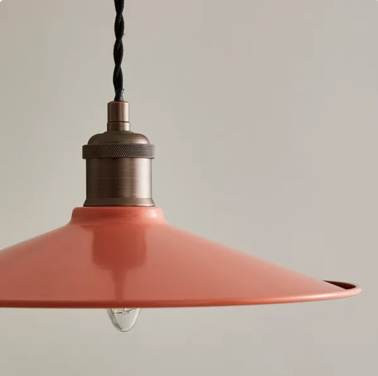 Churchgate Mowsley Adjustable Pendant Light - Clay
