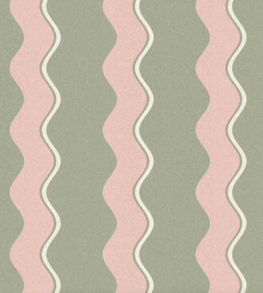 Cari Wave Wallpaper by Woodchip & Magnolia - Bracken