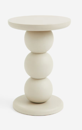 Mango wood side table