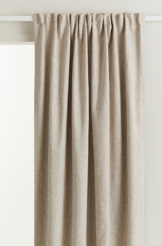 2-pack blackout curtain lengths - Light Mole, 150x300