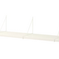 BERGSHULT / PERSHULT wall shelf, White 120x30 cm