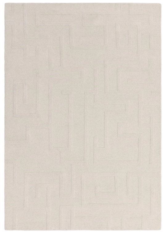 Maze Cream Rug, 160x230cm