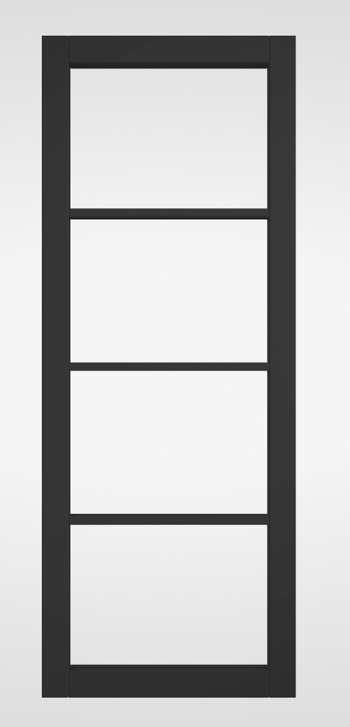 BLACK SOHO GLAZED 4L - 2040 x 726mm x 40