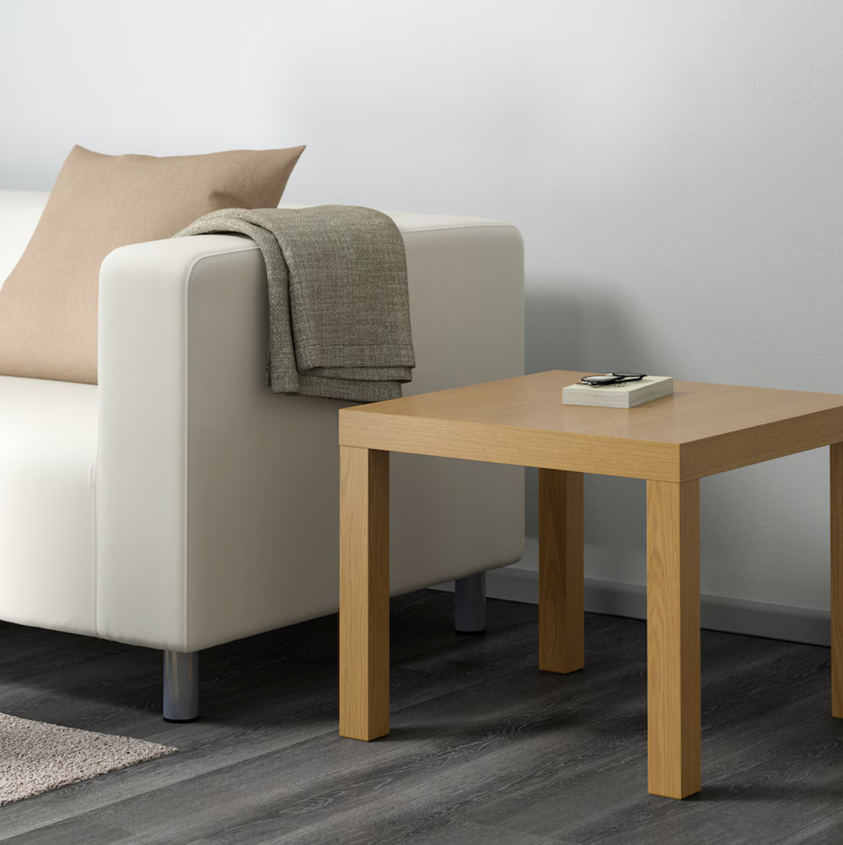 LACK Side table, oak effect, 55x55 cm