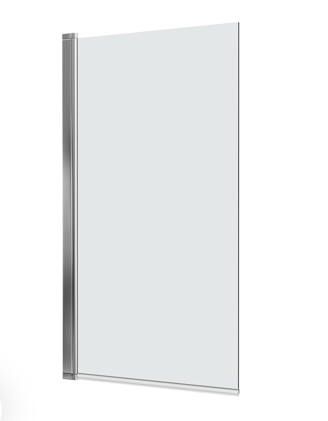 Vellamo Square Corner 6mm Glass Bath Screen - 1400 x 800mm