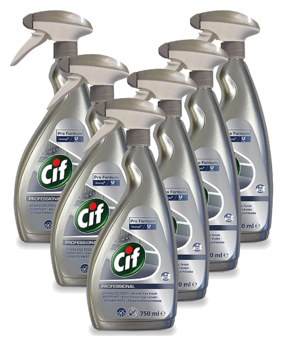Stainless Steel and Glass Cleaner 750ml 6 packs