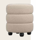 EMI POUFFE, Buff, 50x44x44cm