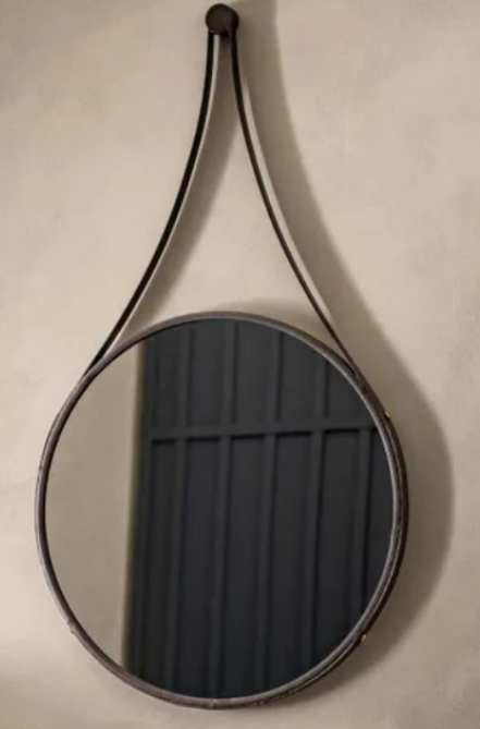 Broadford Round Mirror, 51x91cm