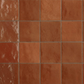 Journeyman Zellige Clay Red 10cm x 10cm