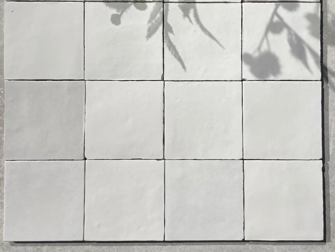 ZELLIGE RUSTICO BIANCO 10 X 10CM