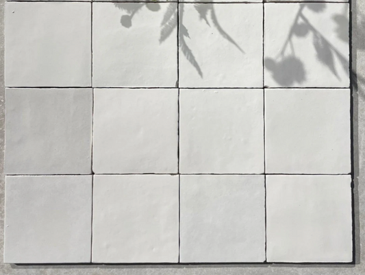 ZELLIGE RUSTICO BIANCO 10 X 10CM