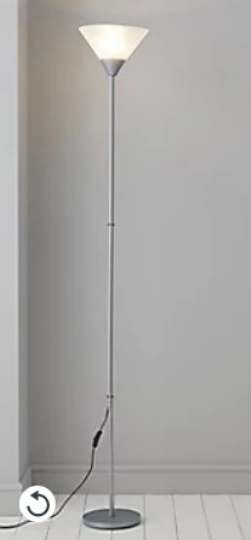 Modern Matt Grey Floor Light