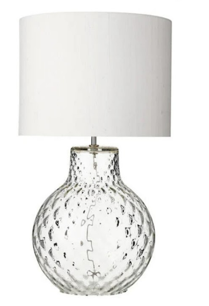 Azores Clear Dimpled Table lamp Base