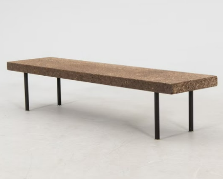 Ilse Cork Bench, 150x35x31cm