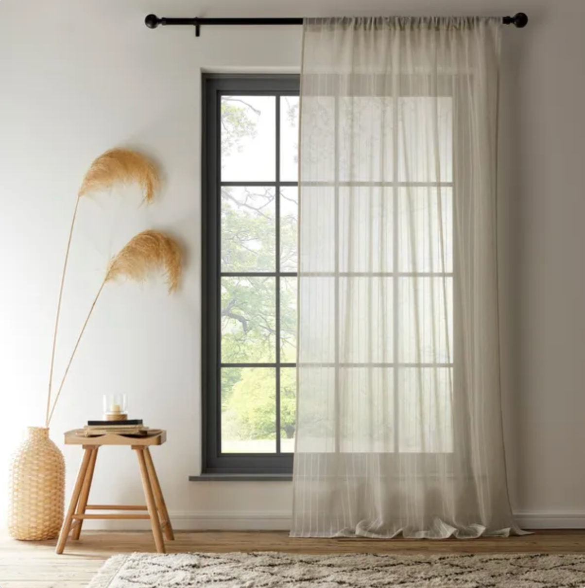 Lucia Slot Top Voile Panel - W290 x D228 cm