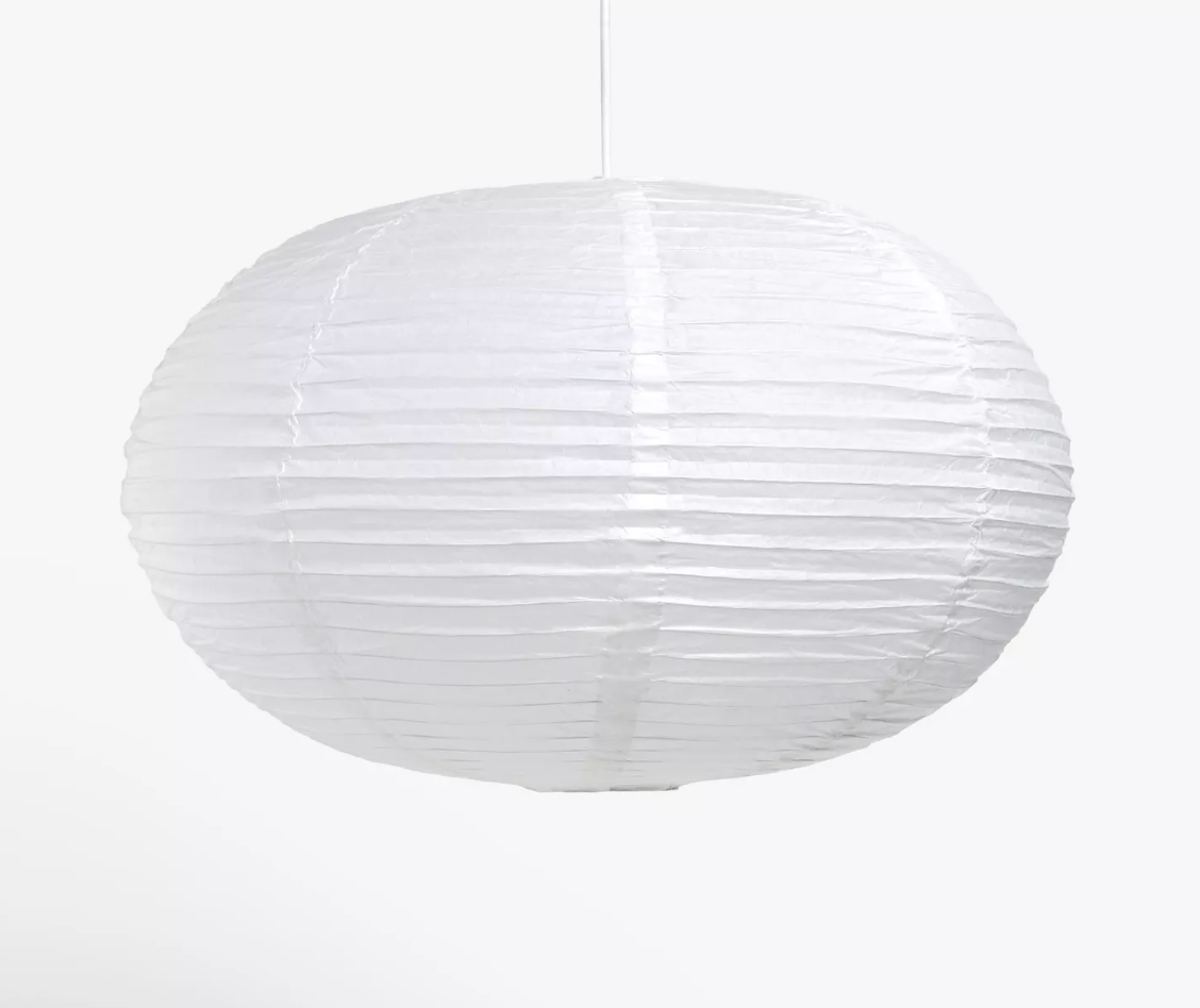 John Lewis ANYDAY Easy-to-Fit Paper Ceiling Shade, White