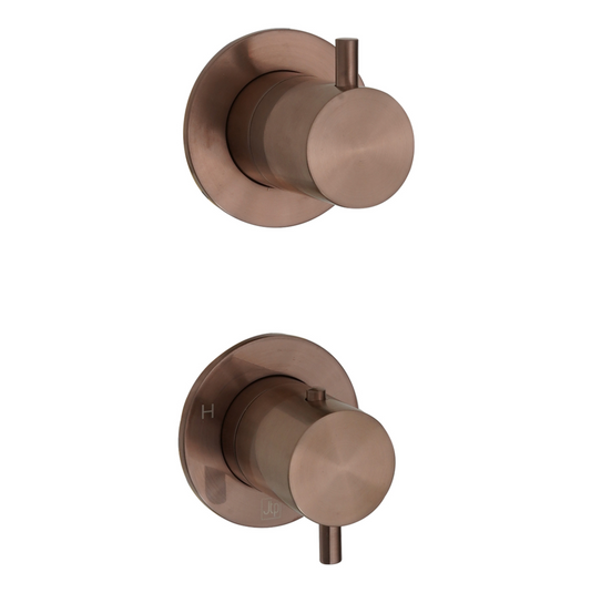 Just Taps Plus Vos Modular 2 Outlet Thermostatic Concealed Shower Valve