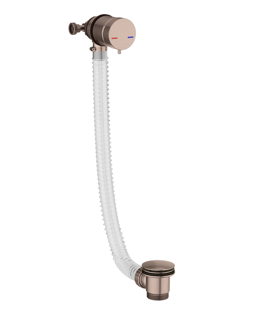 Core Overflow Bath Filler with Click Clack Waste - Brushed Bronze
