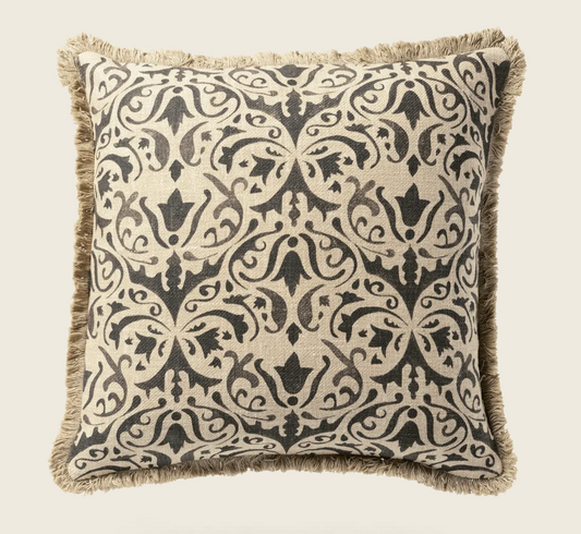 Nassau Cushion Cover - Charcoal, 51 x 51 cm
