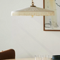 Stefanie Silk Ceiling Light, Cream