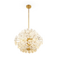 Momo chandelier - Antique Brass & Alabaster