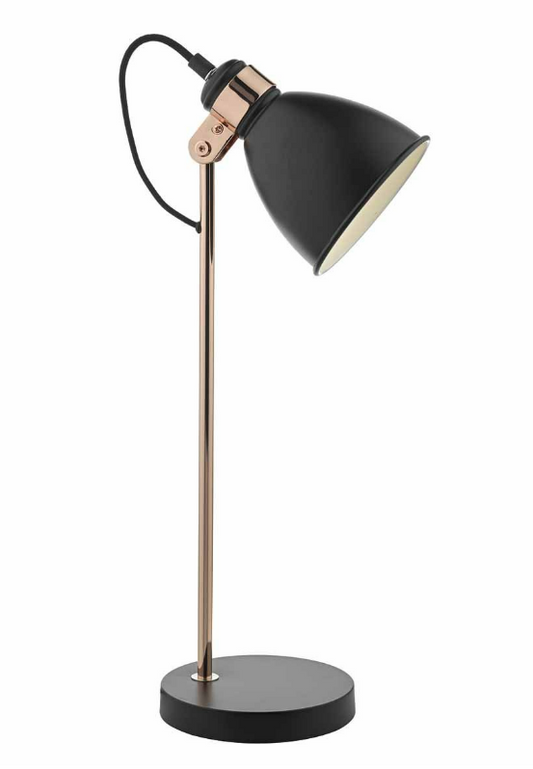 Frederick Task Lamp Black & Copper
