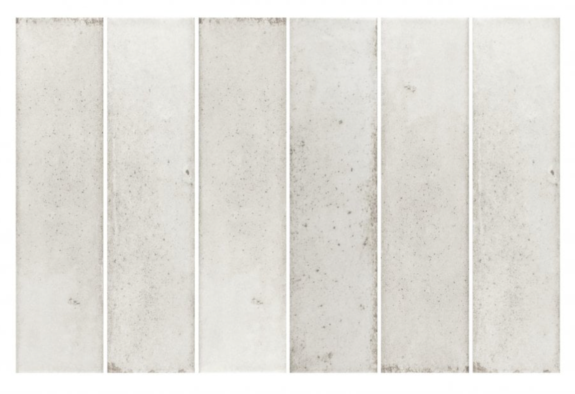 Hope White 7.5cm x 30cm Wall Tile