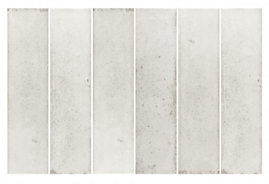 Hope White 7.5cm x 30cm Wall Tile