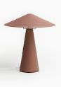Metal table lamp, Brown