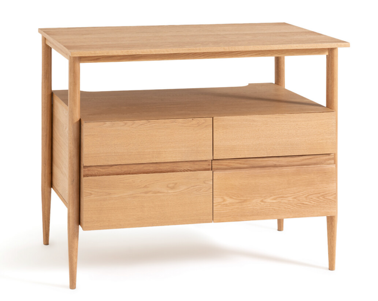 Laval Oak Veneer Bathroom Vanity Unit