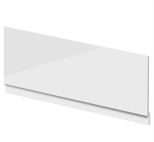 Highlife Bathrooms Adjustable Front Bath Panel 1800mm Gloss White 2 Pieces