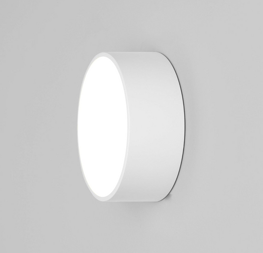 Astro Exterior Wall Light, Aluminium, 8.1 W, Textured White, 150mm