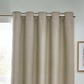furn. Dawn Blackout Eyelet Curtains - Width x Drop - 117 x 137cm (46 x 54) - Natural