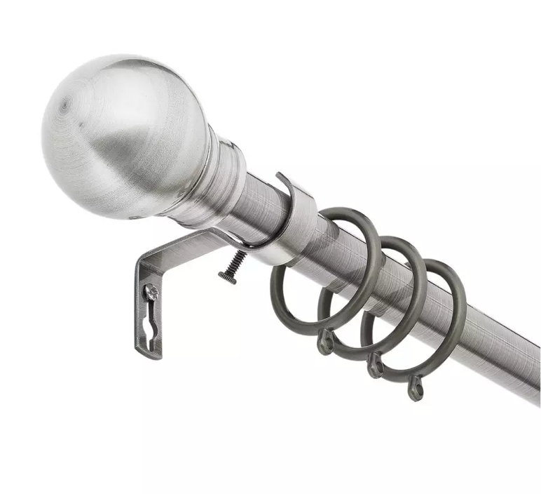 Argos Home Steel Extendable Curtain Pole - 110cm - 300cm