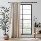 Bondi Raw Edge Slot Top Voile Panel - W140 x D228cm