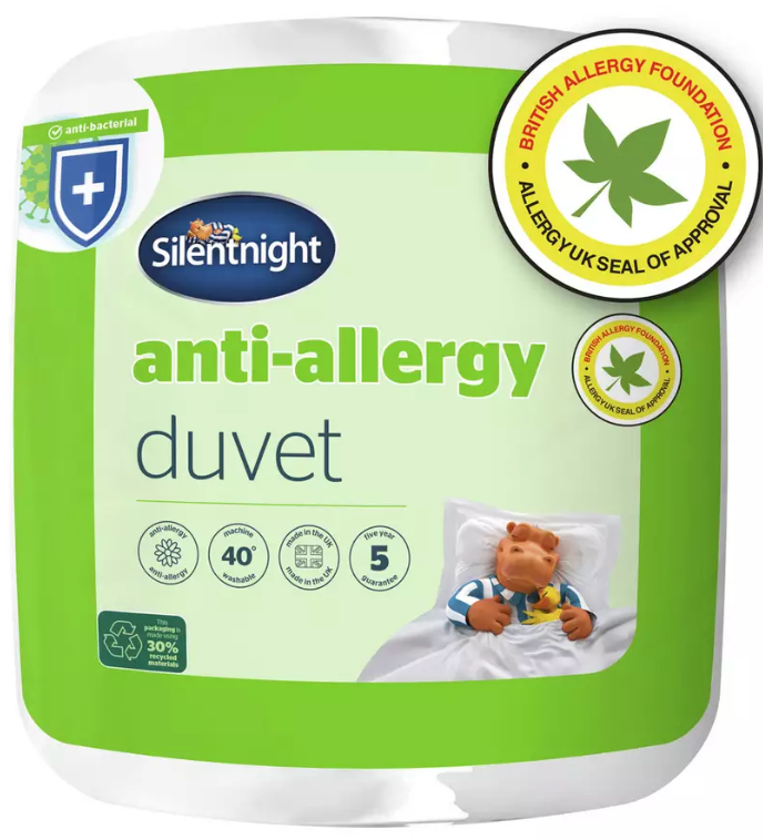 Silentnight Anti-Allergy 13.5 Tog Duvet - Single
